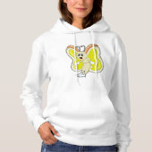 Botervlieggeel Hoodie (Voorkant)