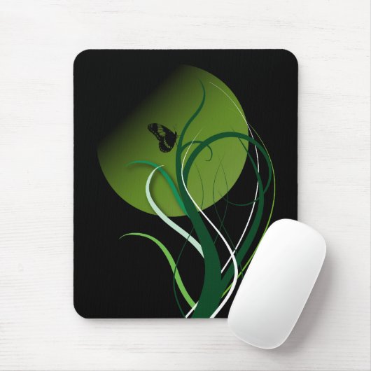 Botervlieggroen Muismat (Met muis)