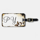 Botervlieggrunge Bagagelabel (Voorkant horizontaal)