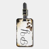 Botervlieggrunge Bagagelabel (Voorkant verticaal)