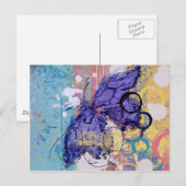 Botervlieggrunge Briefkaart (Voorkant / Achterkant)