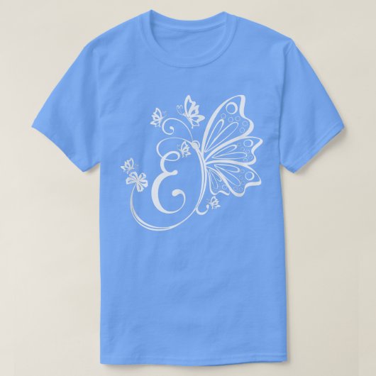 Botervlieggrunge Fairycore Aesthetische Letter E M T-shirt (Design voorkant)