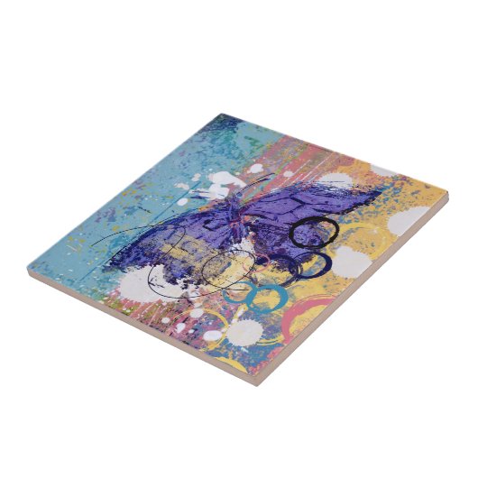 Botervlieggrunge Tegeltje (Zijkant)