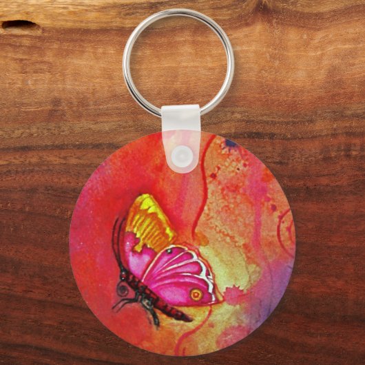 Botervliegkleur Blast Sleutelhanger (Voorkant)