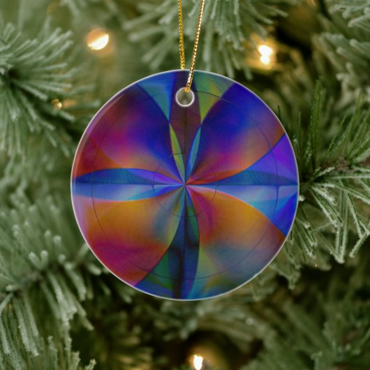 Botervliegkleuren Keramisch Ornament (Boom)