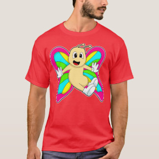 Botervliegkleurig T-shirt