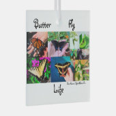 Botervliegleven Glas Ornament (Voorkant Rechts)