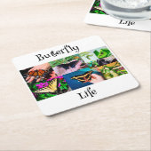 Botervliegleven Kartonnen Onderzetters (Schuin)