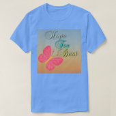 Botervliegontwerp 3 1 t-shirt (Design voorkant)