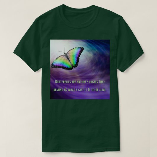 Botervliegontwerp 3 t-shirt (Design voorkant)