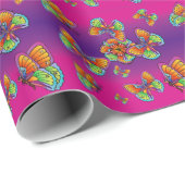 Botervliegontwerp Cadeaupapier (Rol Hoek)