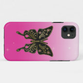 Botervliegontwerp Case-Mate iPhone Case (Achterkant (horizontaal))