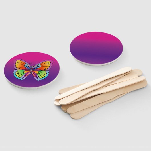 Botervliegontwerp Handwaaier (Niet-gemonteerd)