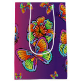 Botervliegontwerp Medium Cadeauzakje (Achterkant)