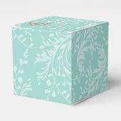 Botervliegpatroon blauwgroen bedankt voor je trouw bedankdoosjes (Voorkant Zijde)