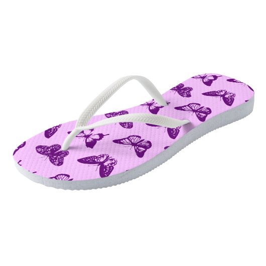 Botervliegschets, orchidee en amethyst paars teenslippers (Schuin)