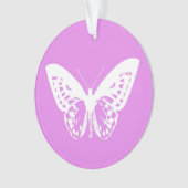 Botervliegschets, orchidee en wit ornament (voorkant)
