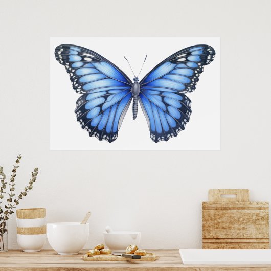 Botervliegschets Poster (Keuken)