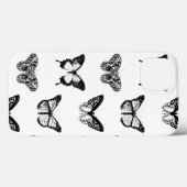 Botervliegschets, wit en zwart Case-Mate iPhone case (Achterkant (horizontaal))