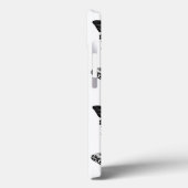 Botervliegschets, wit en zwart Case-Mate iPhone case (Achterkant / Links)