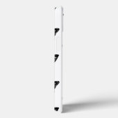 Botervliegschets, wit en zwart Case-Mate iPhone case (Achterkant / Rechts)