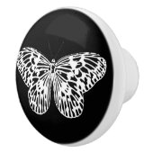 Botervliegschets, wit en zwart keramische knop (Rechts)