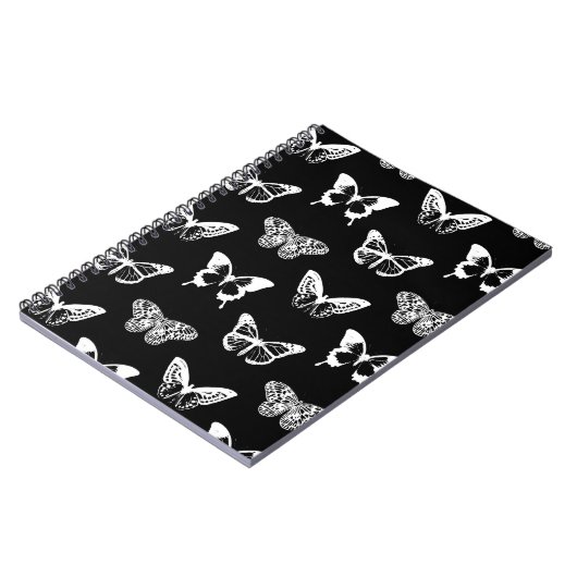 Botervliegschets, wit en zwart notitieboek (Linkerzijde)