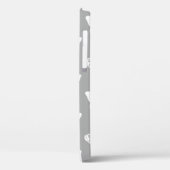 Botervliegschets, zilvergrijs en wit Case-Mate iPhone case (Achterkant / Links)