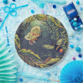 Botervliegspiderweb bij  tuin papieren bordje (Feest)