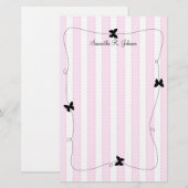 Botervliegstrips Briefpapier (Voorkant / Achterkant)