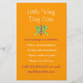 Botervliegthema kinderverzorger flyer (Voorkant)