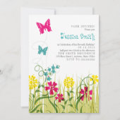 Botervliegtuin in heldere kleuren kaart (Voorkant)