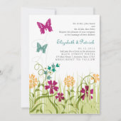 Botervliegtuin in Jewel Tones Kaart (Voorkant)