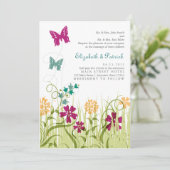 Botervliegtuin in Jewel Tones Kaart (Staand voorkant)