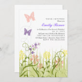 Botervliegtuin in pasta kaart (Voorkant / Achterkant)