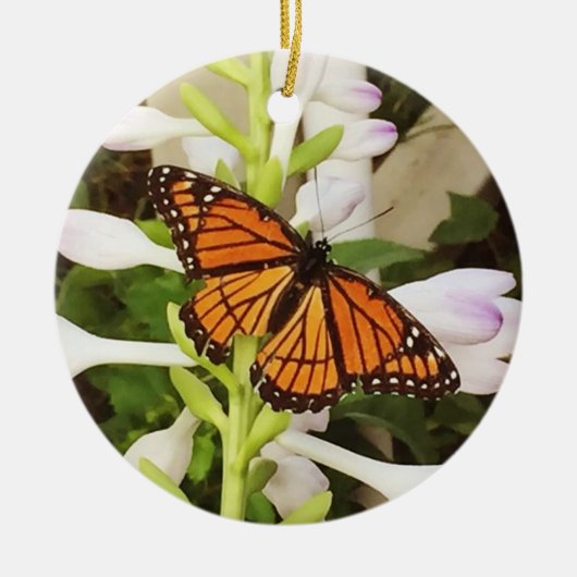 Botervliegversiering Keramisch Ornament (Voorkant)