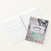 Botervliegvogels Abstract, gepersonaliseerd poëzie Notitieboek (Binnen)