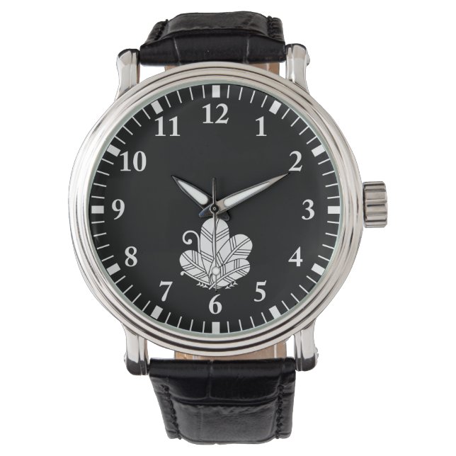 Botervliegvormige hawkveren horloge (Voorkant)