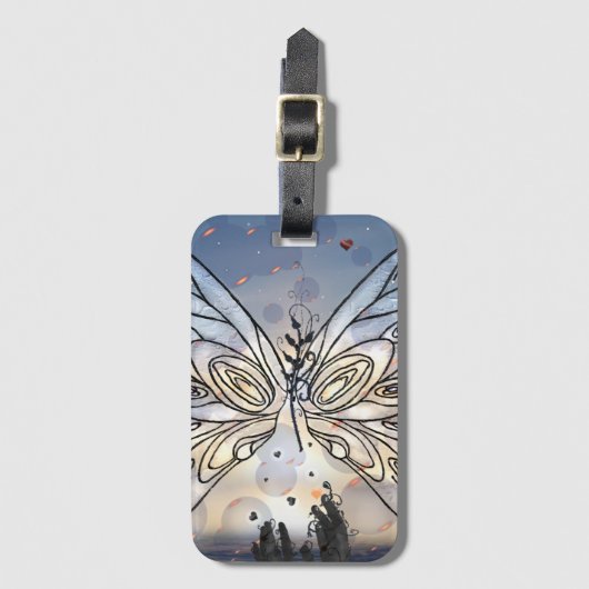 Botervliegvrijheid Bagagelabel (Voorkant (verticaal))