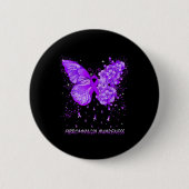 Botervliesfibromyalgie Bewustheid Ribbon Ronde Button 5,7 Cm (Voorkant)
