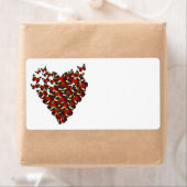 Botervlieshart Etiket (Insitu)