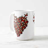 Botervlieshart Koffiemok (Voorkant links)