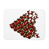 Botervlieshart Magneet (Horizontaal)