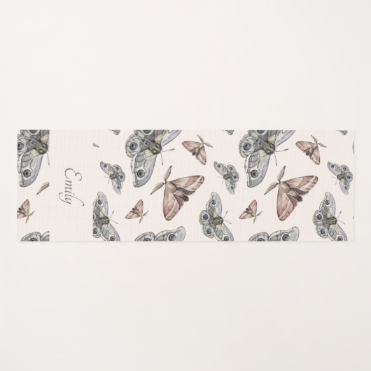 Botervlieskleurig patroonYoga Mat (Voorkant (horizontaal))