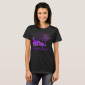 Botervlieslint Paarse overdosering T-shirt (Voorkant volledig)