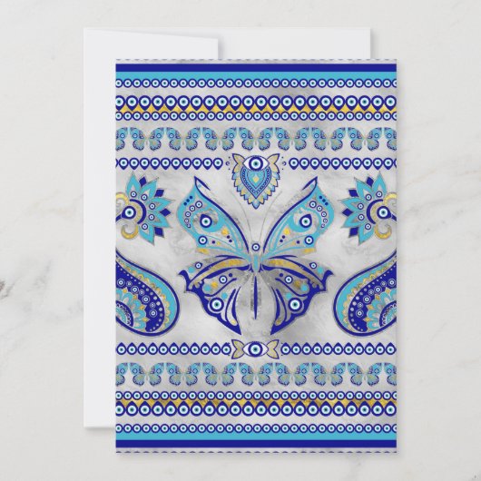 Botervliesogen voor sierbloem feestdagenkaart (Voorkant)