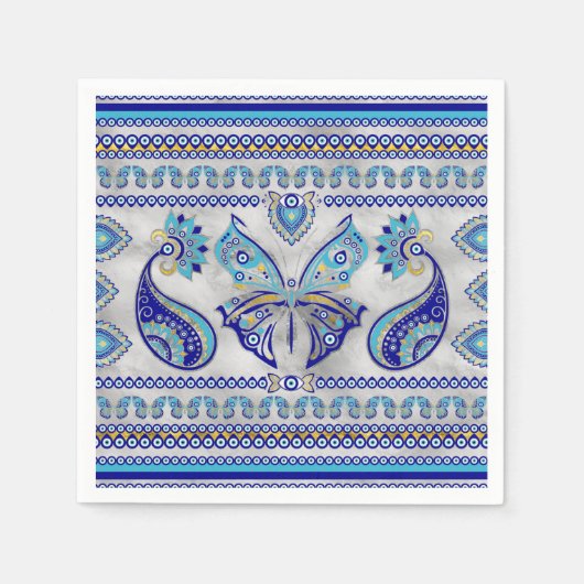 Botervliesogen voor sierbloem servet (Voorkant)