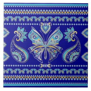 Botervliesogen voor sierbloem tegeltje