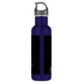 Botervliesregenboogwaterflesje Waterfles (Achterkant)