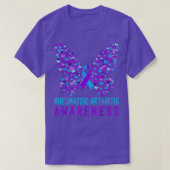 Botervliesreumatoïde artritis Bewustheid RA Ribbon T-shirt (Design voorkant)
